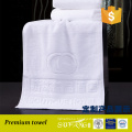 Discounted promotion large white bamboo fiber / 100% cotton beach towel